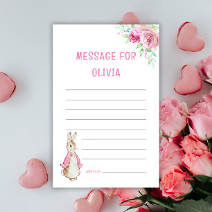 Peter rabbit Time Capsule Message Birthday