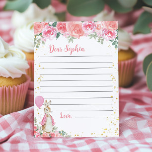 Peter Rabbit Time Capsule Note Message Card