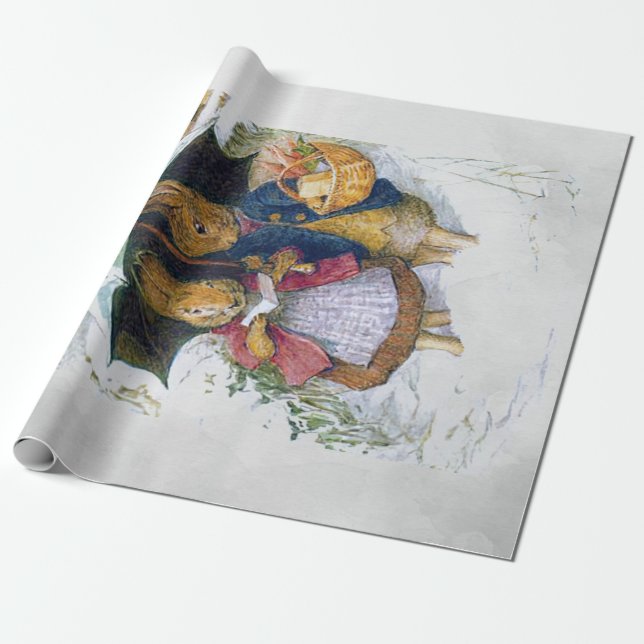 Peter Rabbit  (umbrella)  Wrapping Paper (Unrolled)
