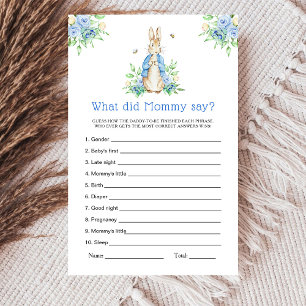 Peter Rabbit What Did Mummy Say Game