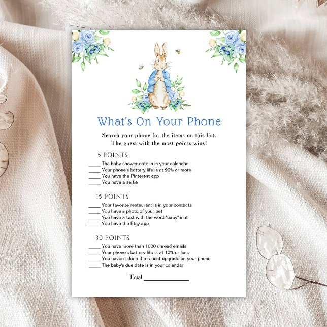 Peter Rabbit What's on Your Phone Baby Game (Creator Uploaded)