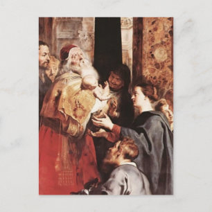 Peter Rubens- Descent from the Cross (right wing) Postcard