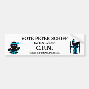 Peter Schiff, Connecticut Senate Bumper Sticker