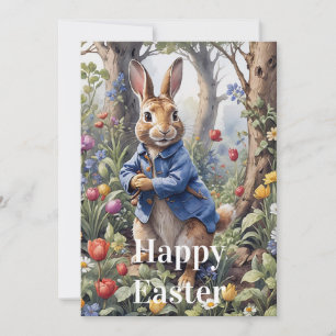 Peter the Easter Rabbit Happy Easter Holiday Card