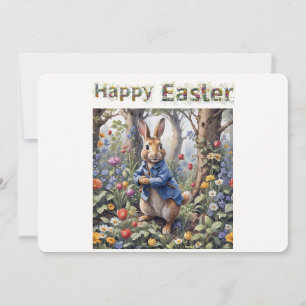 Peter the Easter Rabbit Happy Easter Invitation
