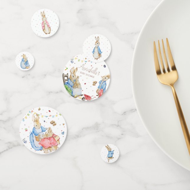 Peter the Rabbit and Family Baby Shower  Confetti (Group)