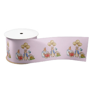 Peter the rabbit and Josephine bunny Satin Ribbon