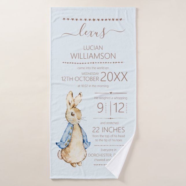 Peter the Rabbit Bath Towel (Bath Towel)