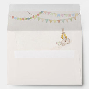 Peter the Rabbit Bunny Gender Neutral Baby Shower Envelope