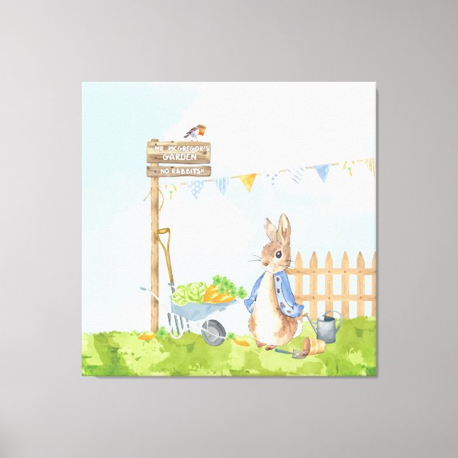 Peter the Rabbit Canvas Print (Front)