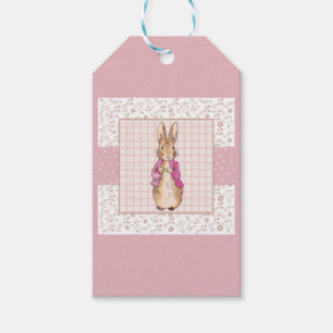 Peter the Rabbit Check & Floral pattern Gift Tags