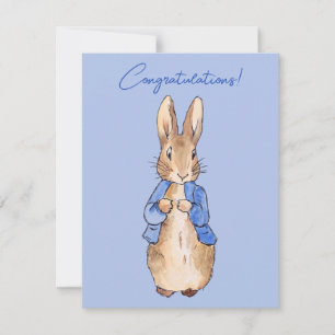 Peter the rabbit Congratulations greeting