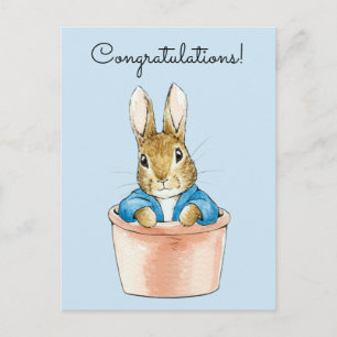 Peter the rabbit Congratulations Postcard