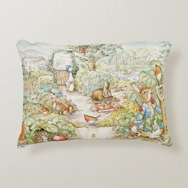Peter the Rabbit  Decorative Cushion (Front)