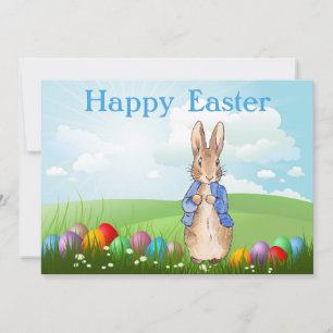 Peter the Rabbit Easter Bunny Rabbit  Holiday Card