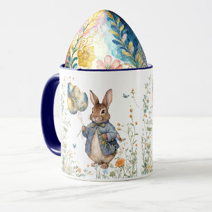 Peter the rabbit easter egg balloons mug