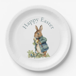 Peter the rabbit Easter egg hunt Paper Plate
