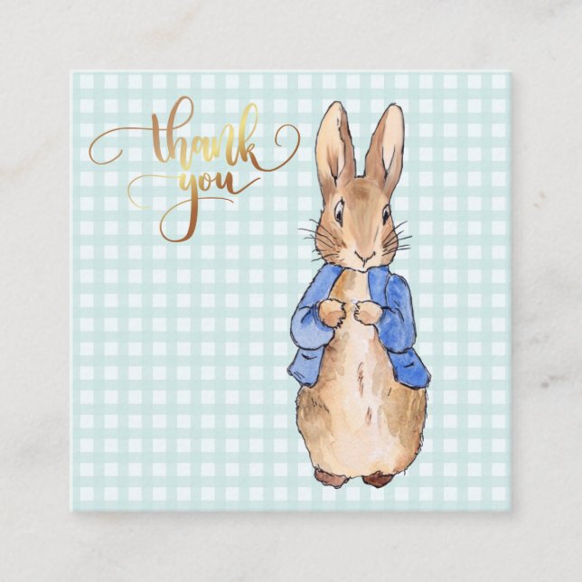 Peter the Rabbit  Enclosure Card (Front)