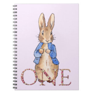 Peter the rabbit First Birthday Notebook