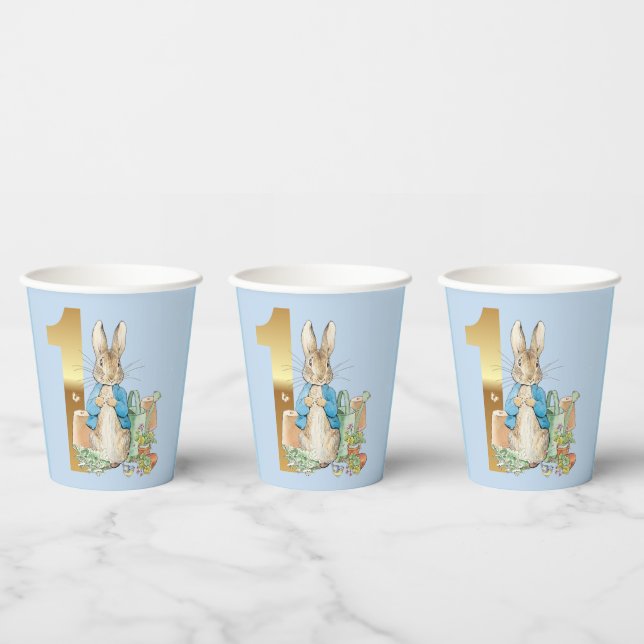 Peter the Rabbit First Birthday Paper Cups (Multi)