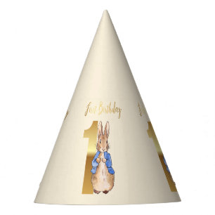 Peter the Rabbit First Birthday Party Hat