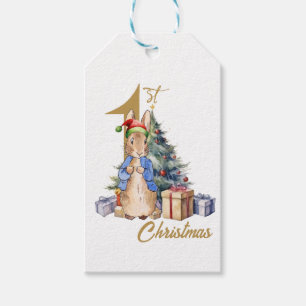 Peter the Rabbit First Christmas Gift Tags