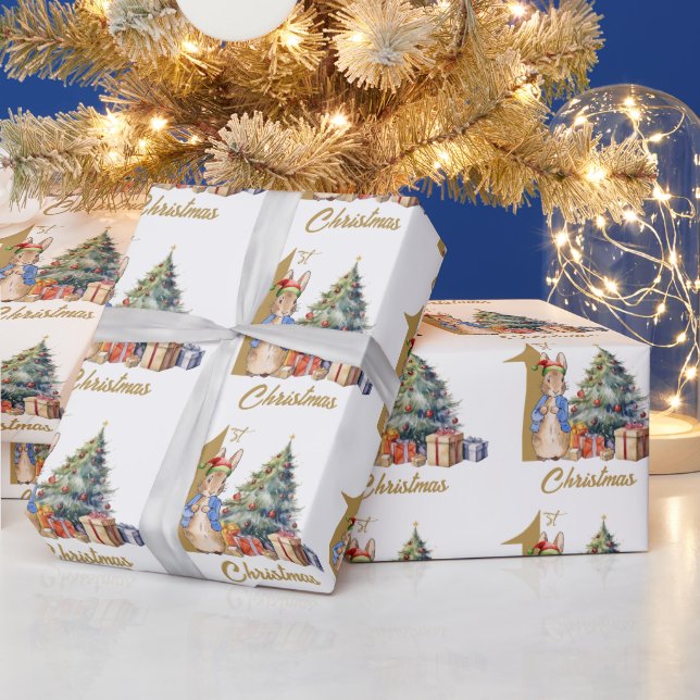 Peter the Rabbit First Christmas Wrapping Paper (Holidays)