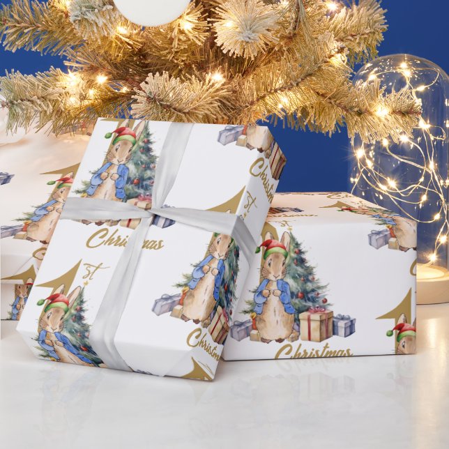 Peter the Rabbit First Christmas Wrapping Paper (Holidays)