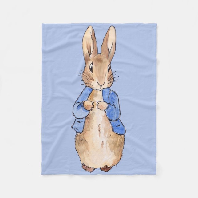 Peter the Rabbit  Fleece Blanket (Front)