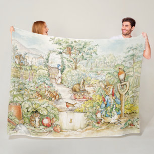 Peter the Rabbit  Fleece Blanket