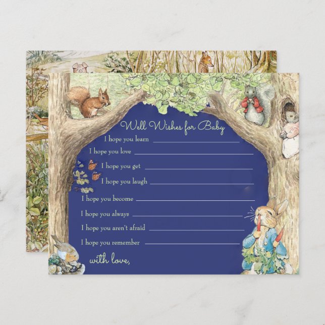 Peter the Rabbit Forest Friends Well Wishes (Front/Back)