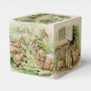 Peter the Rabbit Garden Baby Shower Favour Box