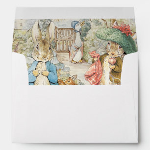 Peter the Rabbit Garden Storybook Birthday Envelope