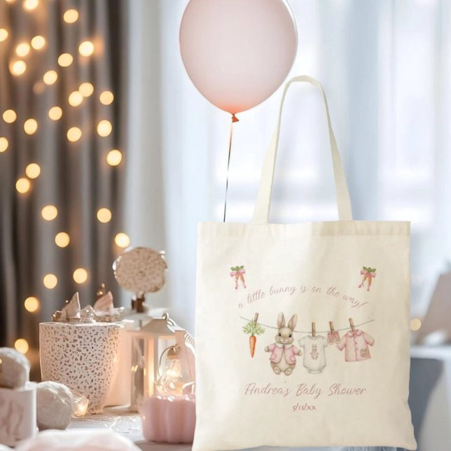 Peter the Rabbit Girl Clothesline  Tote Bag (Creator Uploaded)