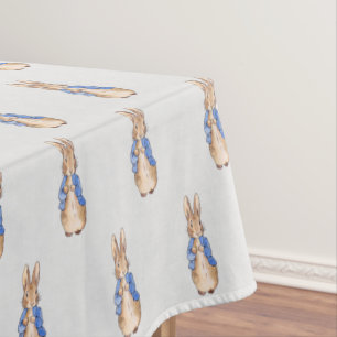Peter the Rabbit Grey Linen Texture Tablecloth