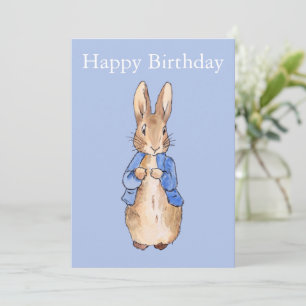Peter the Rabbit Happy Birthday Invitation
