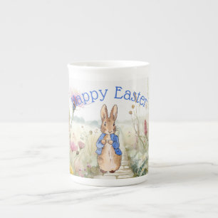 Peter the rabbit Happy Easter Bone China Mug