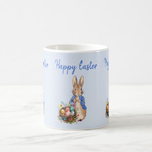 Peter the rabbit Happy Easter greeting Coffee Mug