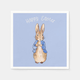 Peter the rabbit Happy Easter greeting Napkin