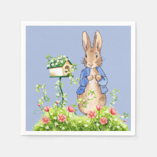 Peter the Rabbit in His Garden    Napkin