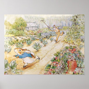 Peter the Rabbit in Mr Mc Gregor's Garden    Poster