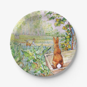 Peter the Rabbit in Mr. Mc Gregor's Vegie Garden   Paper Plate