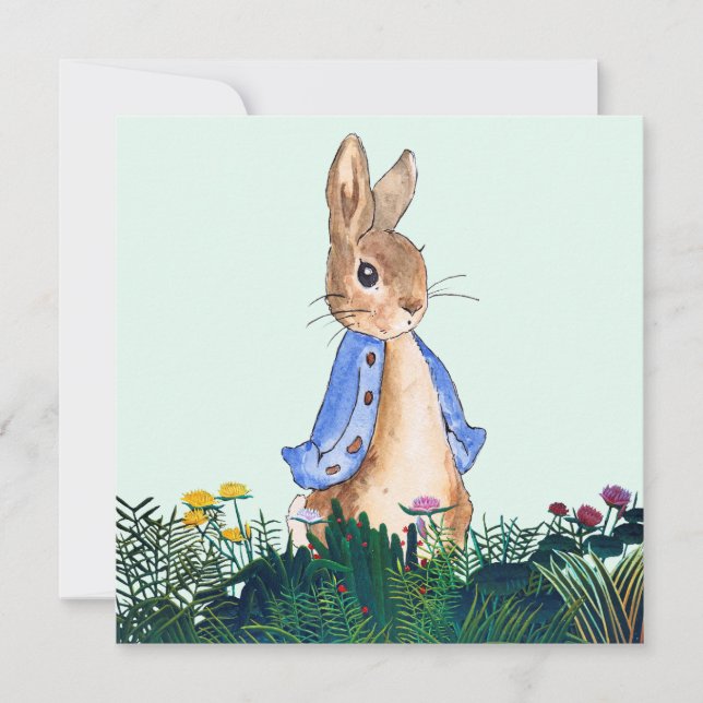 Peter the Rabbit Invitation (Front)