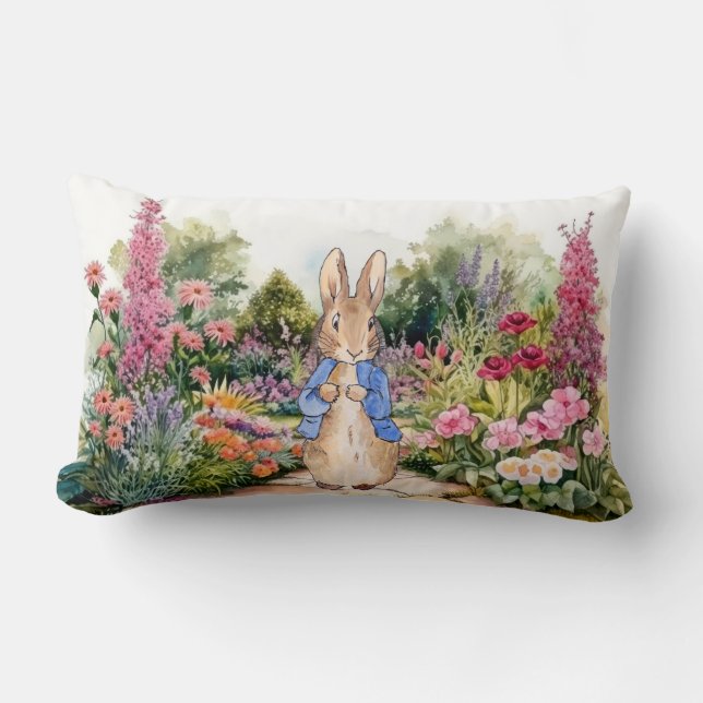 Peter the Rabbit Lumbar Cushion (Front)