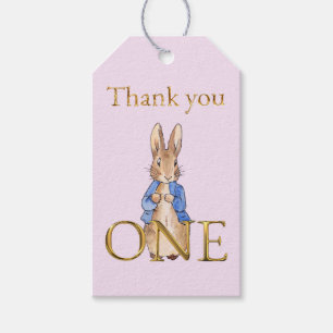 Peter the rabbit ONE Thank You Gift Tags