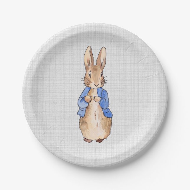Peter the Rabbit  Paper Plate (Front)