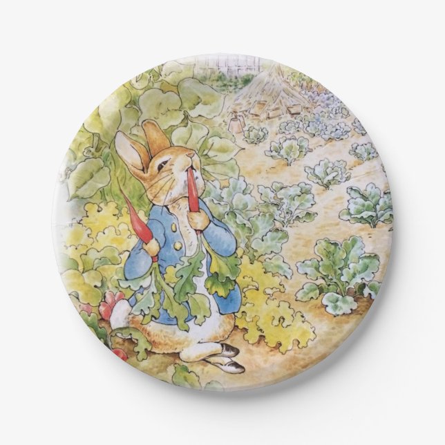 Peter the Rabbit  Paper Plate (Front)