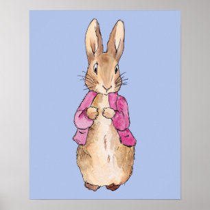 Peter the Rabbit Pink jacket    Poster