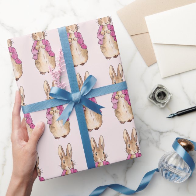 Peter the Rabbit Pink Jacket Wrapping Paper (Gifting)