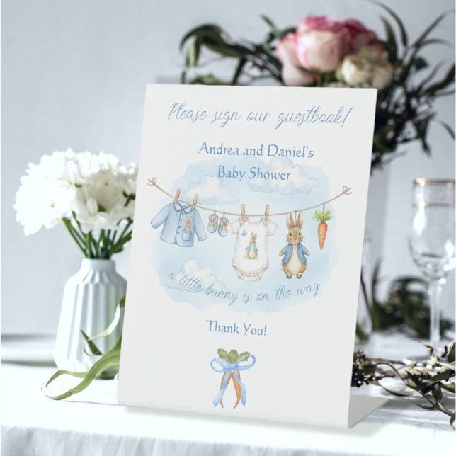 Peter the Rabbit Sign Our Guest Book Table Sign (Creator Uploaded)